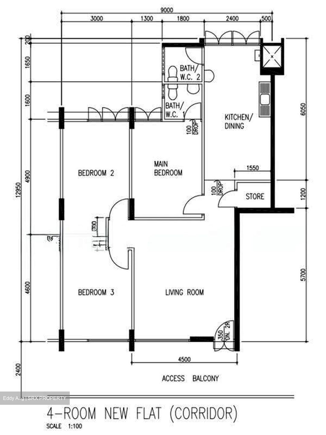 Blk 413 Harmony View (Hougang), HDB 4 Rooms #608653321